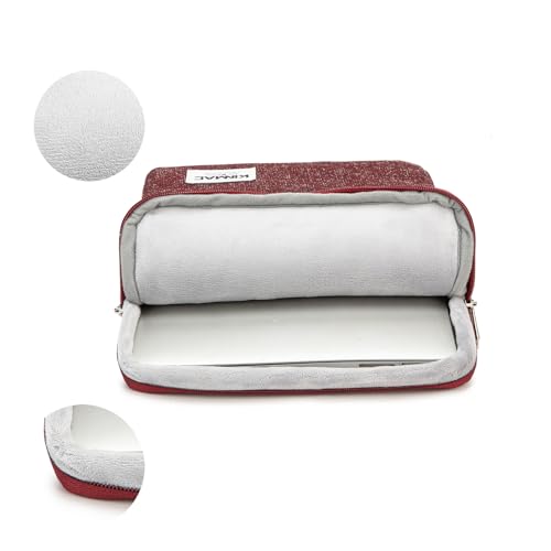 Kinmac 360° Protective Vertical Laptop Sleeve Case Cover Bag (Snow Wine, 12.5 inch-13.3 inch) - color: Snow Wine, size: 12.5 inch-13.3 inch
