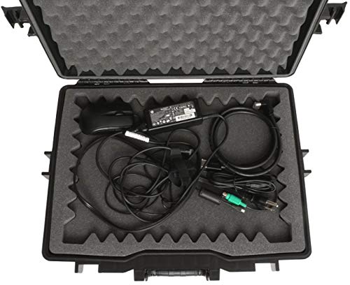 Case Club Waterproof Hard Case for 15-17 inch Laptops & Accessories - Heavy Duty Hard Case Compatible with 15.6 and 17.3 inch Laptops and Gaming Accessories