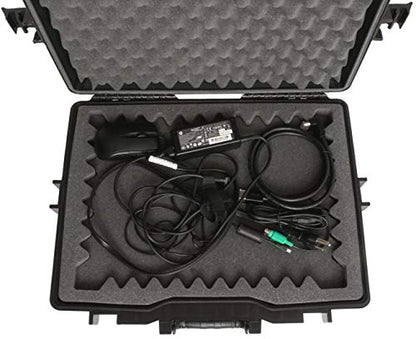 Case Club Waterproof Hard Case for 15-17 inch Laptops & Accessories - Heavy Duty Hard Case Compatible with 15.6 and 17.3 inch Laptops and Gaming Accessories