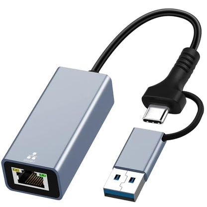 USB C to Ethernet Adapter, USB 3.0 to RJ45 Gigabit LAN 1000 Mbps Wired Network, USB to Ethernet Adapter for Laptops/Tablet, Compatible with Windows XP, MAC OS, Linux, Vista 7 8 10 11 | USB 3.0 to Ethernet Adapter for Laptops/Tablet,Compatible with Windows