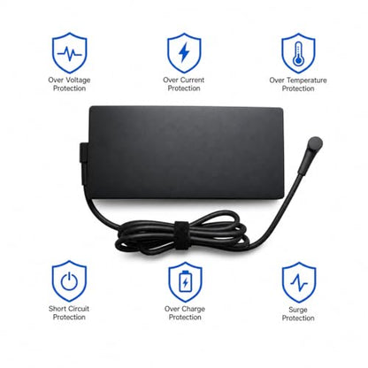 20V 12A A20-240P1A ADP-240EB B AC Adapter Power Supply 240W for ASUS ROG Zephyrus Duo 15 GX550LXS, M16 GU603HM, ROG Zephyrus G14 G15 G16 S15 S17 G533 G533QS G733QM GA4A01Q Gaming Laptop Charger