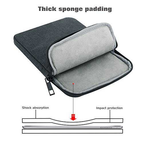 MoKo 9-11 Inch Tablet Sleeve Bag Padded Protetive Carrying Case | Fits New 11inch iPad Air M4, iPad A16 2025, iPad Pro 11 M4, Air 5/4/3, iPad 10/9/8th Gen, Tab S8/S9 11", Space Gray - color: Space Gray, size: 9-11 inch