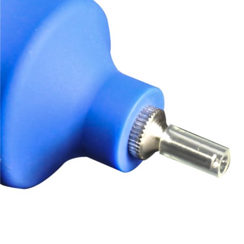 Foto&Tech Deluxe Dust Blower/Air Blaster/Squeeze Dust Cleaner for Digital SLR Camera, Lens, Watch, Keyboard, Cell Phone, Computer Laptop PC and Screen (Navy Blue)