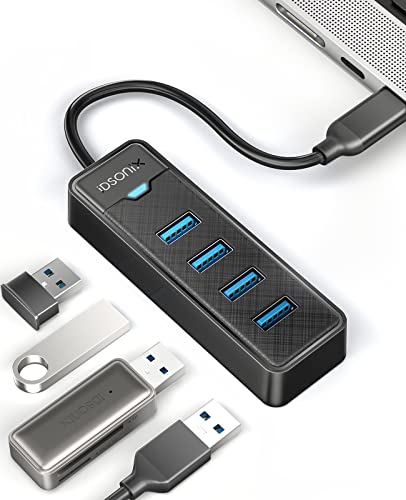 iDsonix USB C Hub, 4-Port USB C to USB Multiport Adapter, 5Gbps USB Splitter USB Hub for Laptop, USB Extender Hub for MacBook Pro/Air, iPad Pro, PC, Desktop, Xbox, Keyboards, Mouse, Flash Drive, HDD - style: USB C