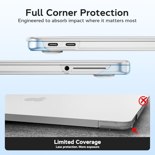 B BELK for MacBook Neo Case 13 inch 2026 | (A18 Pro, Model A3404) | 1:1 Precision Fit | Official Matte Clear | Matte Hard Shell Case | Scratch & Fingerprint Resistant for New MacBook Neo 13 inch Case - color: Matte Clear