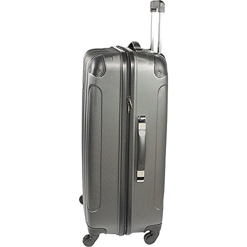 Kenneth Cole REACTION Out of Bounds Lightweight Hardshell 4-Wheel Spinner Luggage, Rose Gold, 28-Inch Checked - color: Rose Gold, size: 28-Inch Checked
