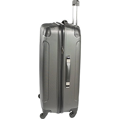 Kenneth Cole REACTION Out of Bounds Lightweight Hardshell 4-Wheel Spinner Luggage, Rose Gold, 28-Inch Checked - color: Rose Gold, size: 28-Inch Checked