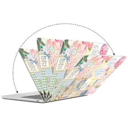 G JGOO Compatible with MacBook Air 13 inch Case 2026 2025-2022 M5 A3449 M4 A3240 M3 A3113 M2 A2681, Hard Shell for MacBook Air 13.6 inch Case + Keyboard Cover + Screen Protector, Butterfly Collage - color: Butterfly Collage