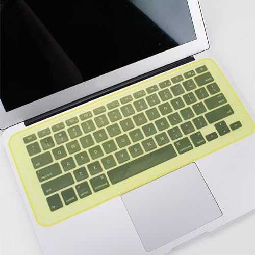 4 PCS Laptop Keyboard Protector Silicone Transparent Cover for Dustproof Protection Compatible with 13-14 Inch - color: polychromatic