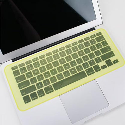 4 PCS Laptop Keyboard Protector Silicone Transparent Cover for Dustproof Protection Compatible with 13-14 Inch - color: polychromatic
