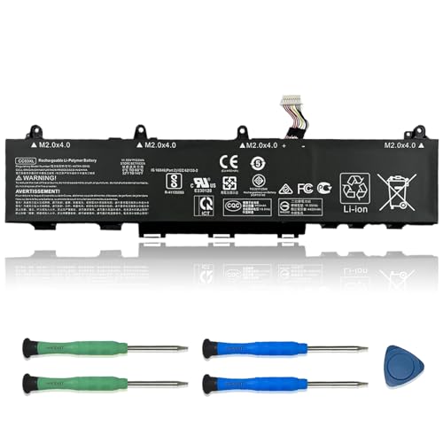 CC03XL 53wh Laptop Battery Replacement for HP ZBook Firefly 15 G7 G8 EliteBook 855 850 G7 G8 Series Notebook HSTNN-UB8W HSTNN-DB9O L77622-2C1 L77622-2C2 L77622-541 L77991-005 11.55V 4400mAh - size: 10.46*2.81*0.27 inch CC03XL