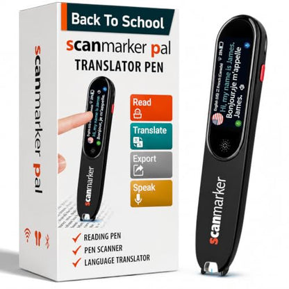 Scanmarker Pal - Translation Pen & Reading Pen for Language Learners, Dyslexia & Learning Difficulties | Translator Pen for 100+ Languages