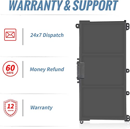 HTO3XL Laptop L11119-855 HT03XL Battery for HP Pavilion15-CS3073CL 15-CU0058NR 15Z-CW100 15-CS3153CL 15T-CS200 15-CS0XXX 15T-CS300 15-CS2064ST 15-CS3XXX 15-CW1068WM, black - size: 7.35 x 3.5 x 0.25 inches HT03XL BATTERY