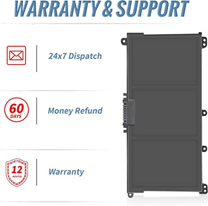 HTO3XL Laptop L11119-855 HT03XL Battery for HP Pavilion15-CS3073CL 15-CU0058NR 15Z-CW100 15-CS3153CL 15T-CS200 15-CS0XXX 15T-CS300 15-CS2064ST 15-CS3XXX 15-CW1068WM, black - size: 7.35 x 3.5 x 0.25 inches HT03XL BATTERY