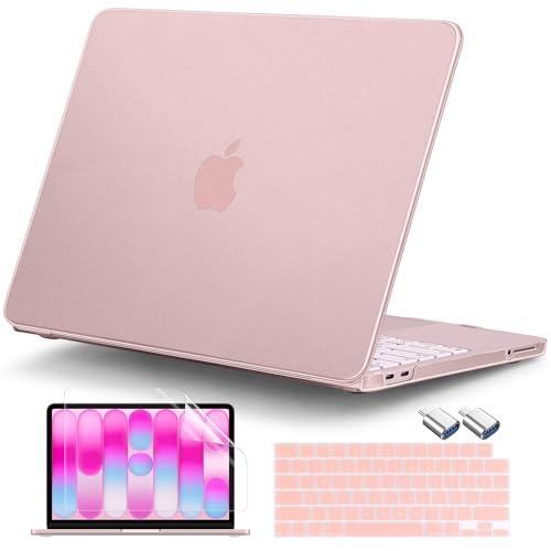 Matte Frosted Compatible with MacBook Neo 13 Inch 2026 (Model A3404 | A18 Pro Chip) | Anti-Crack & Scratch & Fingerprint | 100% Match Official Color Blush - color: Matte Blush Clear