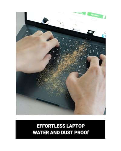 Universal Keyboard Cap Cover for 15"/16" Laptops [3 Pack] – Ultra-Thin 0.03mm, 5X Thinner Than Competitors, Fits All Brands/Layouts, Waterproof, Dustproof, Flat & Easy to Clean - size: Medium – 15 inch laptops (diagonal)