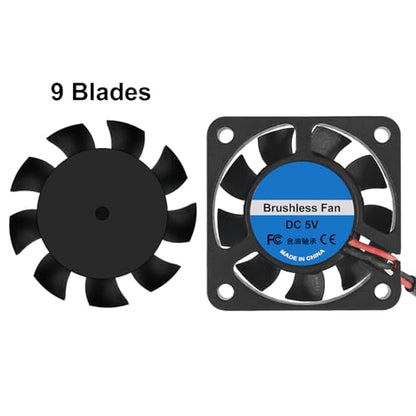 ACEIRMC 4pcs 40mm USB Brushless Cooling Fan 40mm x10mm DC 5V Quiet Cooling Fan 4010 Mini Computer Fan for Small Appliances Series Replacement - color: 4010 5V USB