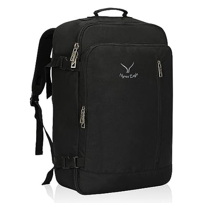 Carry on Backpack 38L Large Travel Backpack for Women Flight Approved Weekender Bag Laptop Backpack Men 15 inches Black 2023 - color: Black 2023