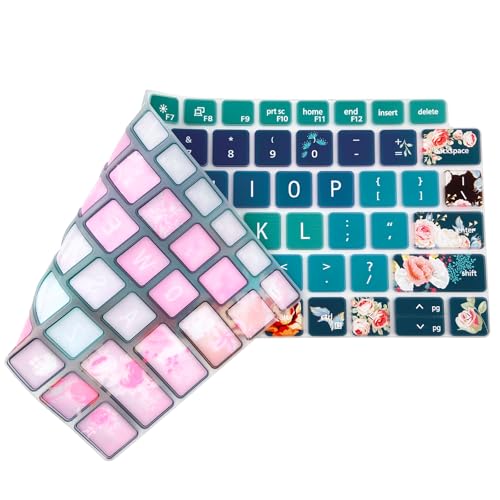 Silicone Keyboard Cover Skin for Dell Latitude 3000 3340 13.3"(2023)/ 5320 5330 5340 5350 13.3"/ 7320 7330 7340 7350 (Rose) - color: Rose