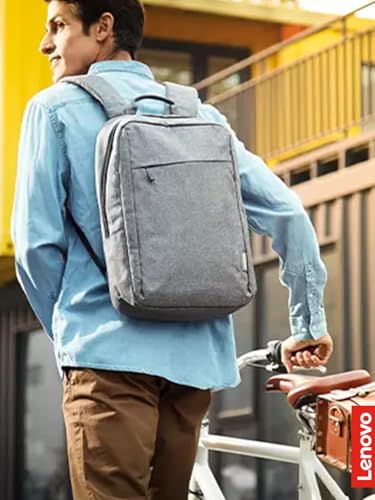 Lenovo Casual Laptop Backpack B210 - 15.6 inch - Padded Laptop/Tablet Compartment - Durable and Water-Repellent Fabric - Lightweight - Grey - color: Grey, size: 15.6 inch