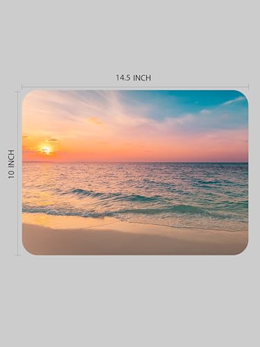 Laptop Skin Sticker Cover Decal Beach Designs - Universal Size - Fits All laptops up to a 16” Diagonal Size | Easy to Apply, Remove and Change Styles (Sunset Beach) - style: Sunset Beach