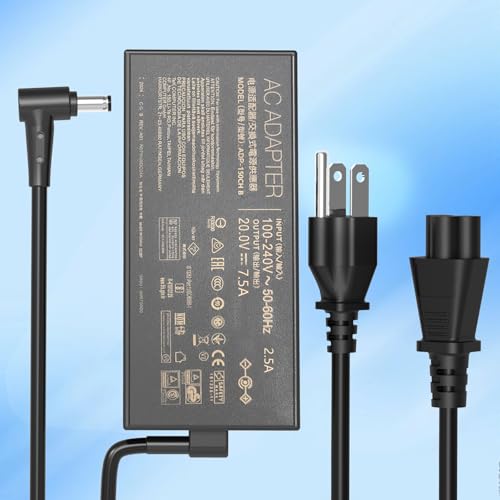 150w Charger Fit for Asus Tuf Gaming A15-Fa506 A17-Fa706 Fx505dt Fx705gt,Rog Strix G531gd G731gt,Adp-150ch B A18-150p1a