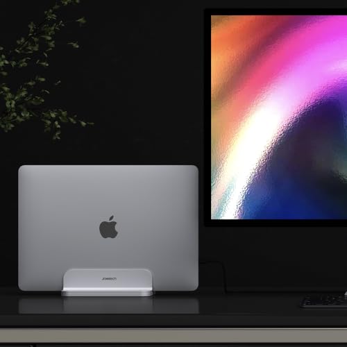 Aluminum Laptop Stand, Sturdy and Adjustable, Compatible with Apple MacBook Pro/Air, Mac Mini, iPad Pro, Silver - color: Silver