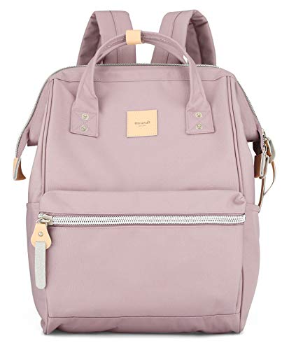 Himawari Laptop Backpack, Stylish Eco-Friendly Canvas, 11"x16"x6.3", Large Capacity, Multi-Functional with USB Port, Padded Back Panel, Adjustable Shoulder Straps - color: 1881-qz, size: Standard