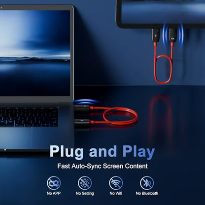 Wireless HDMI Transmitter and Receiver 4K Decode Input 1080P Output | No WiFi/app/Bluetooth, Plug & Play, Portable 2.4/5G, Streaming Video and Audio from PC/Projector/TV Box to Monitor - color: Black