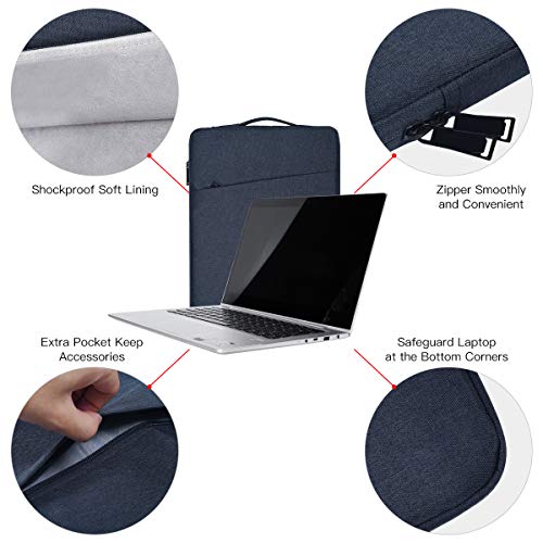 Laptop Sleeve for 13.8 Inch Microsoft Surface Laptop 7, 13.5-inch Surface Laptop/6/5/4, Dell XPS 13/ Latitude, Lenovo Acer HP ASUS Computer Carrying Bag, Blue - color: Blue, size: 13.3-13.6 Inch