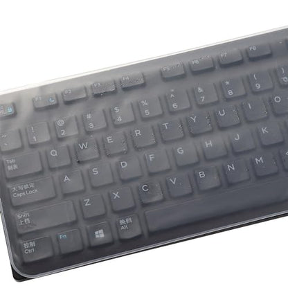 Leadigol 5 PCS Universal Keyboard Protector Cover Skin, Silicone Waterproof Dustproof Keyboard Protector Skin 10-17inch for Laptop Notebook(S) - size: S