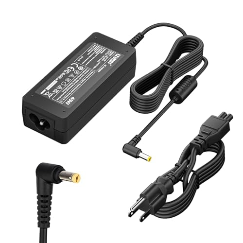 45W AC Adapter Charger 19V 2.37A 5.5x1.7mm for Acer Laptop Adaptor Aspire P255 v15 5750 1400 A045R021L for Aspire 3/5 Series Power Supply