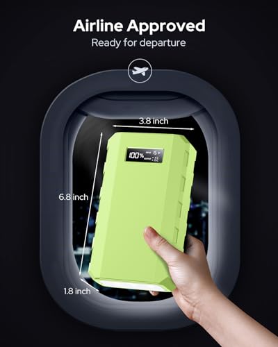 Apowking Power Bank with AC Outlet, 65W Portable Laptop Battery Bank Fast Charging, 88.8Wh 24000mah Power Station for Outdoor Camping PowerBank Travel Home Power Backup - color: Green