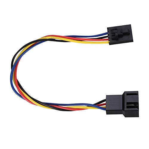 DC Power Cable Kit with 5 Interchangeable Adapters Pin to 4 Converter Fan Cooler Compatible Cord for Laptop Router LED Strip