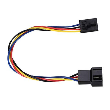 DC Power Cable Kit with 5 Interchangeable Adapters Pin to 4 Converter Fan Cooler Compatible Cord for Laptop Router LED Strip