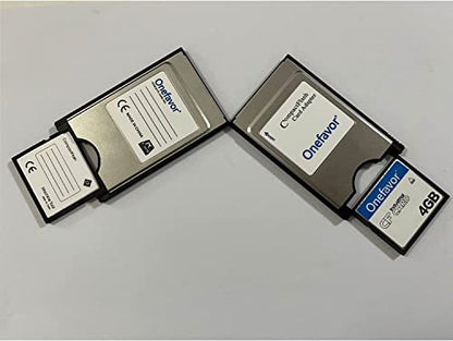 Compact Flash 128mb 256mb 512mb CF Card 1GB 2GB 4G Memory Card for CNC IPC Numerical Control Machine PCMCIA Adapter (128MB Compact Flash to PCMCIA) - size: 128MB Compact Flash to PCMCIA