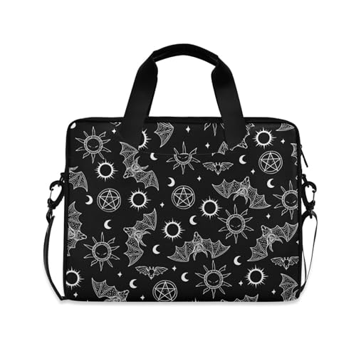 MNSRUU Laptop Bag for 15.6 inch Black Gothic Bats - color: Bat I23263
