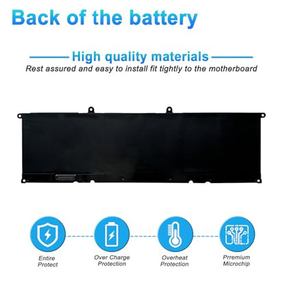 99.5Wh KV690 Laptop Battery Replacement for Dell Precision 5680 5690 Series Notebook 06D2HW 6D2HW 0WPYCV WPYCV 0N7KV9 N7KV9 11.55V 8399mAh 6-Cell - size: 12.60*3.62*0.87inch KV690