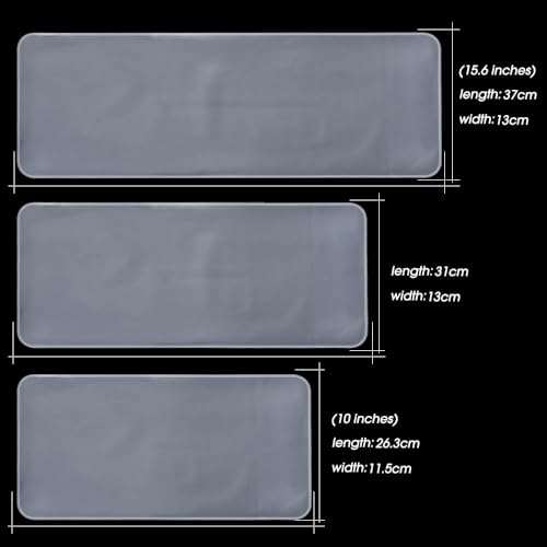 10Inch Transparent Silicone Dustproof Keyboard Film for Laptop Notebook MacBook Waterproof Clear Keypad Protector Cover - color: 8-10 Inch