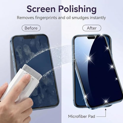 8-in-1 Electronics Cleaning Kit, Multifunctional Earphone Cleaning Pen with Soft Brush and Flocking Sponge for Wireless Earbuds Keyboard and Phone, White, 1 Pack - color: White