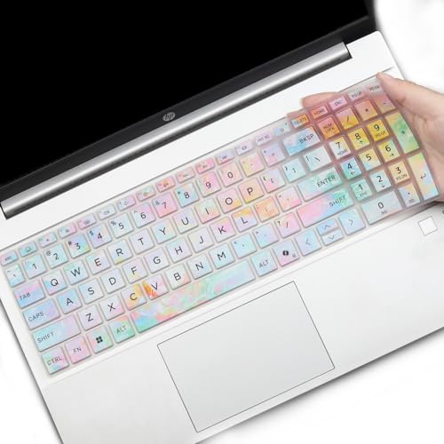 Keyboard Cover for HP Laptop 15-fc 15-fd 15.6" Series 15z-fc000 15t-fd000 15t-fd100 15-fd0023dx 15-fd0005dx 15-fc0025dx 15-fc0245dx fd0883nr fd0083wm fd0127dx fd0182wm 15-fc0093dx fc0041wm - color: Dazzle