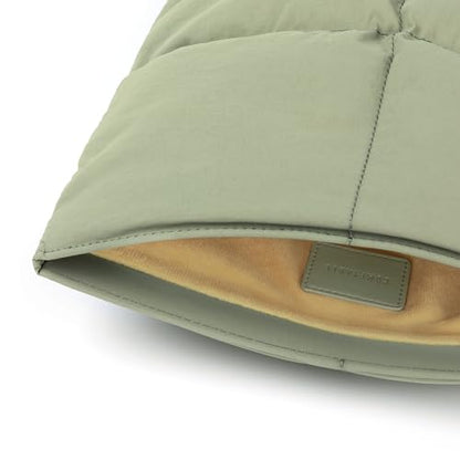 Comfyable Puffy Laptop Sleeve 13 Inch 14 Inch, Quilted Puffer Laptop Carrying Case, Pillow Case Compatible with MacBook Air M4 2025 M3 M2 M1, MacBook Pro M5 M4 Pro/Max, Green - color: Green, size: For 13"-14" Mac Air / Mac Pro