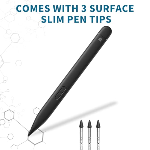 Surface Slim Pen 2 Matte - Bluetooth 5.0 Connectivity - 4,096 Points of Pressure Sensitivity - with Slim Pen 3 Tips and Pencil Holder