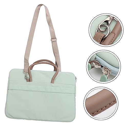 TEHAUX Laptop Sleeve Bag for Laptops Vertical Case with Extra Pocket for Accessories Lightweight Shoulder Bag for Women for Travel and Business