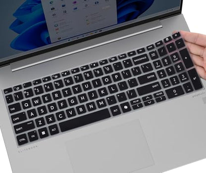 CaseBuy Keyboard Cover for 2026 2025 2024 HP EliteBook 660 665 G11 16, EliteBook 460 465 G11 16 inch, HP ProBook 460 465G11 16" Laptop Protective Skin -Black - color: Black