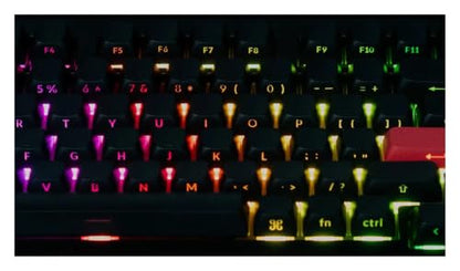 Q1 Max Custom Mechanical Keyboard | QMK VIA Programmable, Jupiter Mechanical Switches, Vivid RGB Backlight, Premium Double Shot Keycaps(Red,Black (Side-Printed)) - color: Black (Side-Printed), size: Red