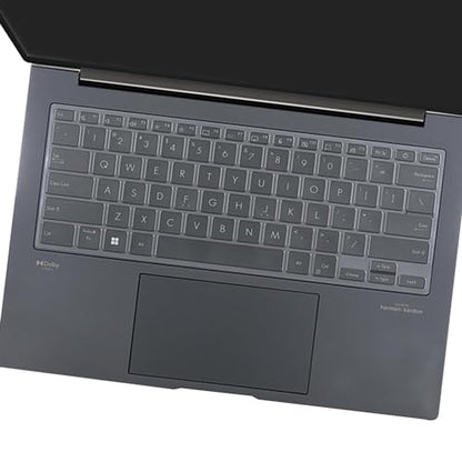i-Tensodo Keyboard Cover Compatible with ASUS ZenBook 14X OLED UX3404 UX3405, ZenBook 14 Q425 Q415 Q410VA Q420 Q420VA, ZenBook Flip 14 OLED UP3404, ZenBook Pro UX6404 14 inch Laptop US Layout TPU Skin