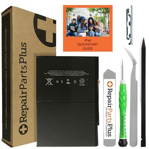 for iPad 6 | 5 (6th Gen | 5th Gen) A1484 Battery Replacement Premium Kit (A1893 A1954 A1822 A1823 A1474 A1475 A1476, 9.7") (Also for Air 1) + Tools, Adhesive, Guide