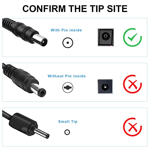 24V 2.5A AC/DC Adapter Charger Compatible with Samsung with Power Supply Cord Cable(6.3mm*2.1mm)