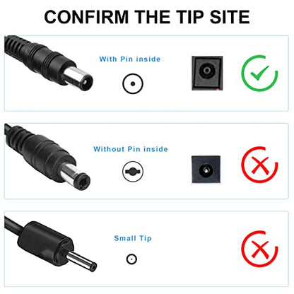 24V 2.5A AC/DC Adapter Charger Compatible with Samsung with Power Supply Cord Cable(6.3mm*2.1mm)